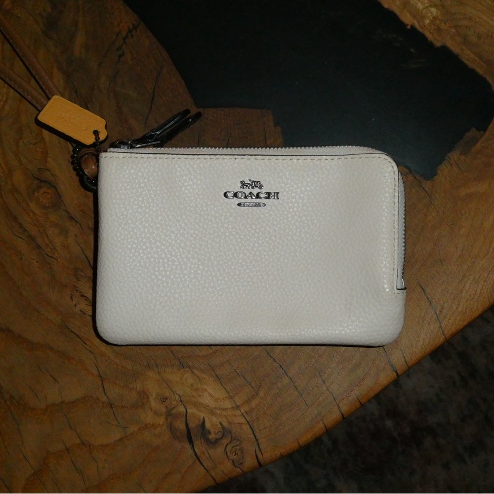 Coach Double Zip Wristlet